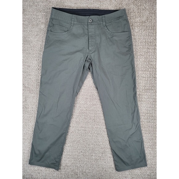 Kuhl Resistor Lite Jean Klassik Mens 34x30 Green Hiking Pants Outdoor Casual - Picture 1 of 11